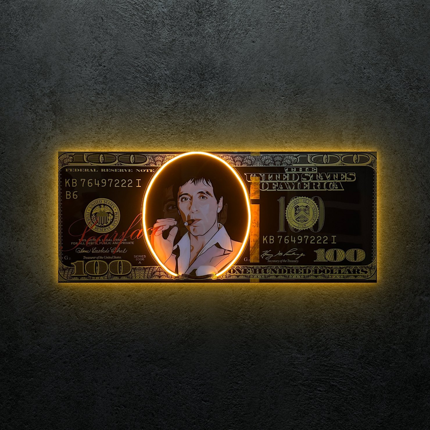 Exclusive Golden Scarface